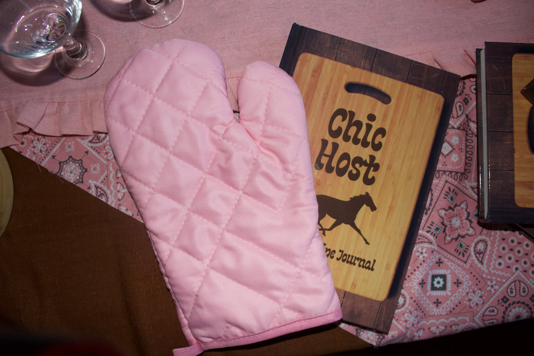 Chic Host Pink Oven Mitt