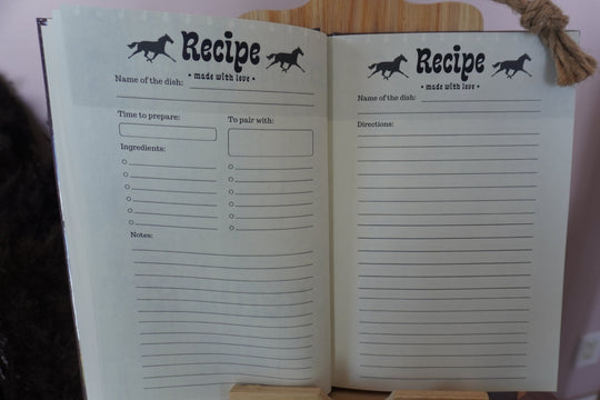 Chic Host Family Recipe Journal