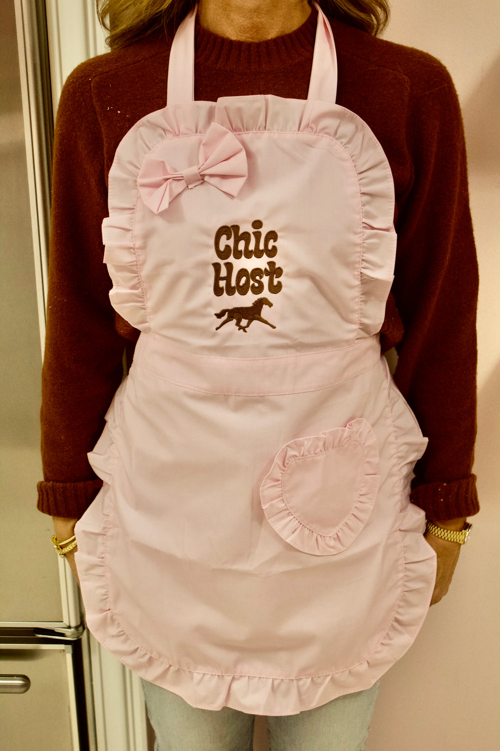 Chic Pink Apron