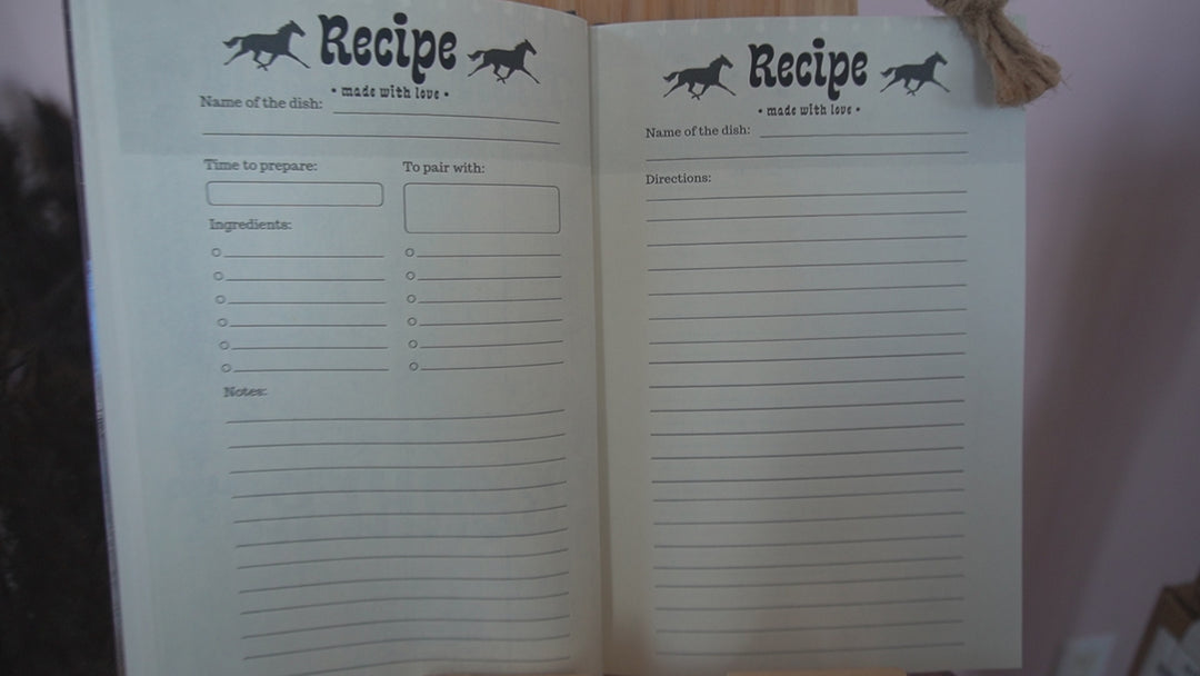 Chic Host Family Recipe Journal